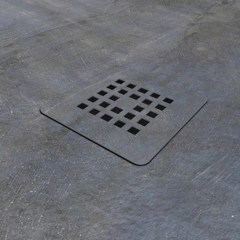 Base de duche em resina, textura ardósia. Efeito em Mármore SUBTRAY - antiderrapante STONE 3D moderno - Image 3