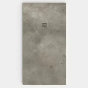 Base de duche em resina, textura ardósia. Efeito em Mármore WILLOW - antiderrapante STONE 3D moderno