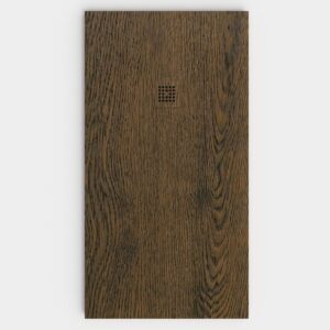 Base de duche em resina com efeito madeira FUSTEL, textura de ardósia - antiderrapante STONE 3D moderno – imagem 1