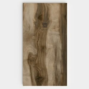 Base de duche em resina com efeito madeira MOKKAN, textura de ardósia - antiderrapante STONE 3D moderno – imagem 1
