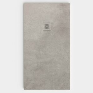 Base de duche efeito cimento NIEBLA - antiderrapante STONE 3D moderno – imagem 1