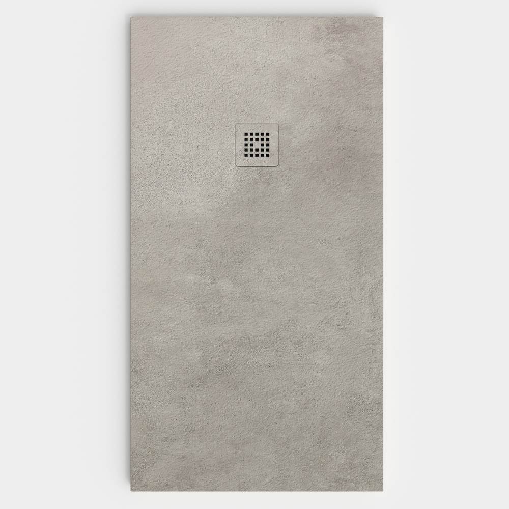 Base de duche efeito cimento NIEBLA - antiderrapante STONE 3D moderno – imagem 1