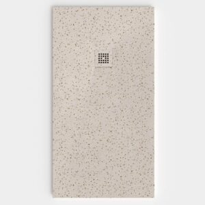 Base de duche em resina com textura de ardósia. Efeito mármore LUREX - antiderrapante STONE 3D moderno – imagem 1