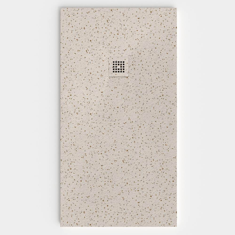 Base de duche em resina com textura de ardósia. Efeito mármore LUREX - antiderrapante STONE 3D moderno – imagem 1