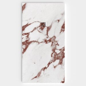 Base de duche em resina com textura de ardósia. Efeito mármore KENLOR - antiderrapante STONE 3D moderno – imagem 1