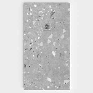 Base de duche efeito terrazzo ARBEXIA - antiderrapante STONE 3D moderno – imagem 1