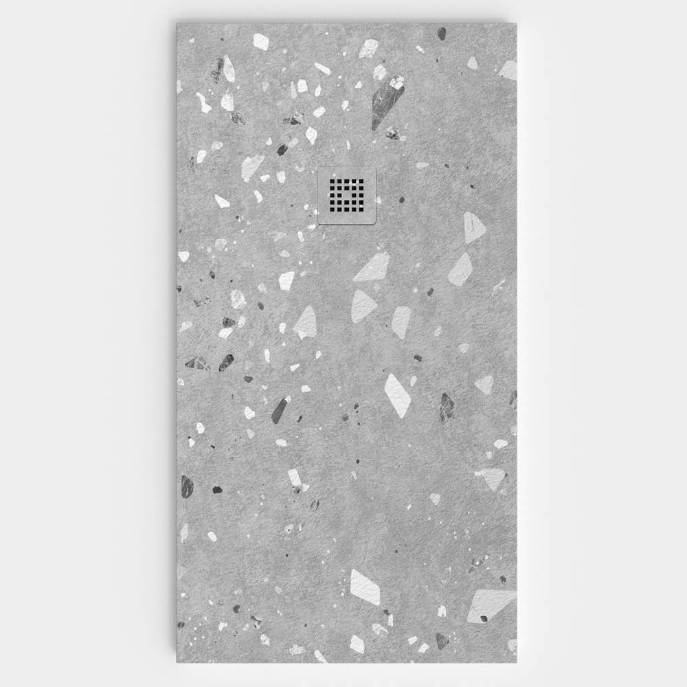 Base de duche efeito terrazzo ARBEXIA - antiderrapante STONE 3D moderno – imagem 1