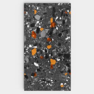 Base de duche efeito terrazzo CRELLIA - antiderrapante STONE 3D moderno – imagem 1