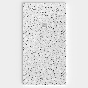 Base de duche efeito terrazzo GRAVELLE - antiderrapante STONE 3D moderno – imagem 1