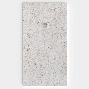 Base de duche efeito terrazzo PEBBRIX - antiderrapante STONE 3D moderno – imagem 1