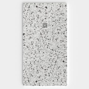 Base de duche efeito terrazzo SURNYX - antiderrapante STONE 3D moderno – imagem 1