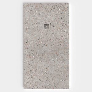 Base de duche efeito terrazzo TERVEXA - antiderrapante STONE 3D moderno – imagem 1