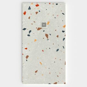 Base de duche efeito terrazzo VOLTRAZZO - antiderrapante STONE 3D moderno