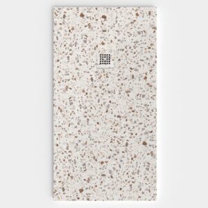 Base de duche efeito terrazzo ZANTERRA - antiderrapante STONE 3D moderno – imagem 1