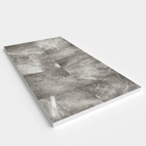 Base de duche em resina com textura de ardósia. Efeito mármore VEONEL - antiderrapante STONE 3D moderno – imagem 2