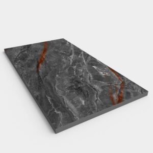 Base de duche em resina com textura de ardósia. Efeito mármore VENYRA - antiderrapante STONE 3D moderno – imagem 2
