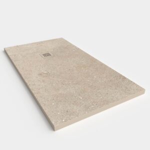 Base de duche efeito cimento ARISTA - antiderrapante STONE 3D moderno – imagem 2
