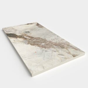 Base de duche em resina com textura de ardósia. Efeito mármore THEUNOR - antiderrapante STONE 3D moderno – imagem 2