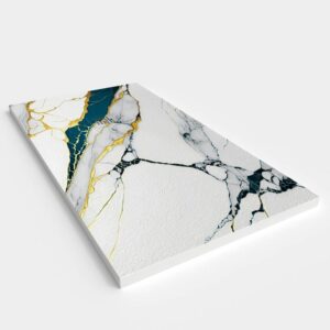 Base de duche em resina com textura de ardósia. Efeito mármore SALMARITH - antiderrapante STONE 3D moderno – imagem 2