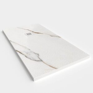 Base de duche em resina com textura de ardósia. Efeito mármore JURELLA - antiderrapante STONE 3D moderno – imagem 2