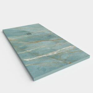 Base de duche em resina com textura de ardósia. Efeito mármore EVYTHIS - antiderrapante STONE 3D moderno – imagem 2