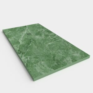 Base de duche em resina com textura de ardósia. Efeito mármore DAUREN - antiderrapante STONE 3D moderno – imagem 2