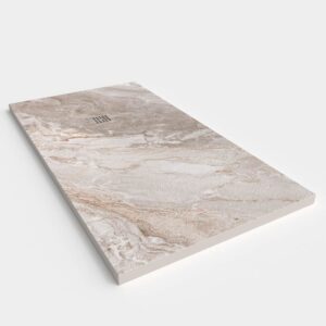 Base de duche em resina com textura de ardósia. Efeito mármore ALKARIS - antiderrapante STONE 3D moderno – imagem 2
