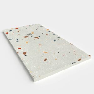 Base de duche efeito terrazzo VOLTRAZZO - antiderrapante STONE 3D moderno – imagem 2