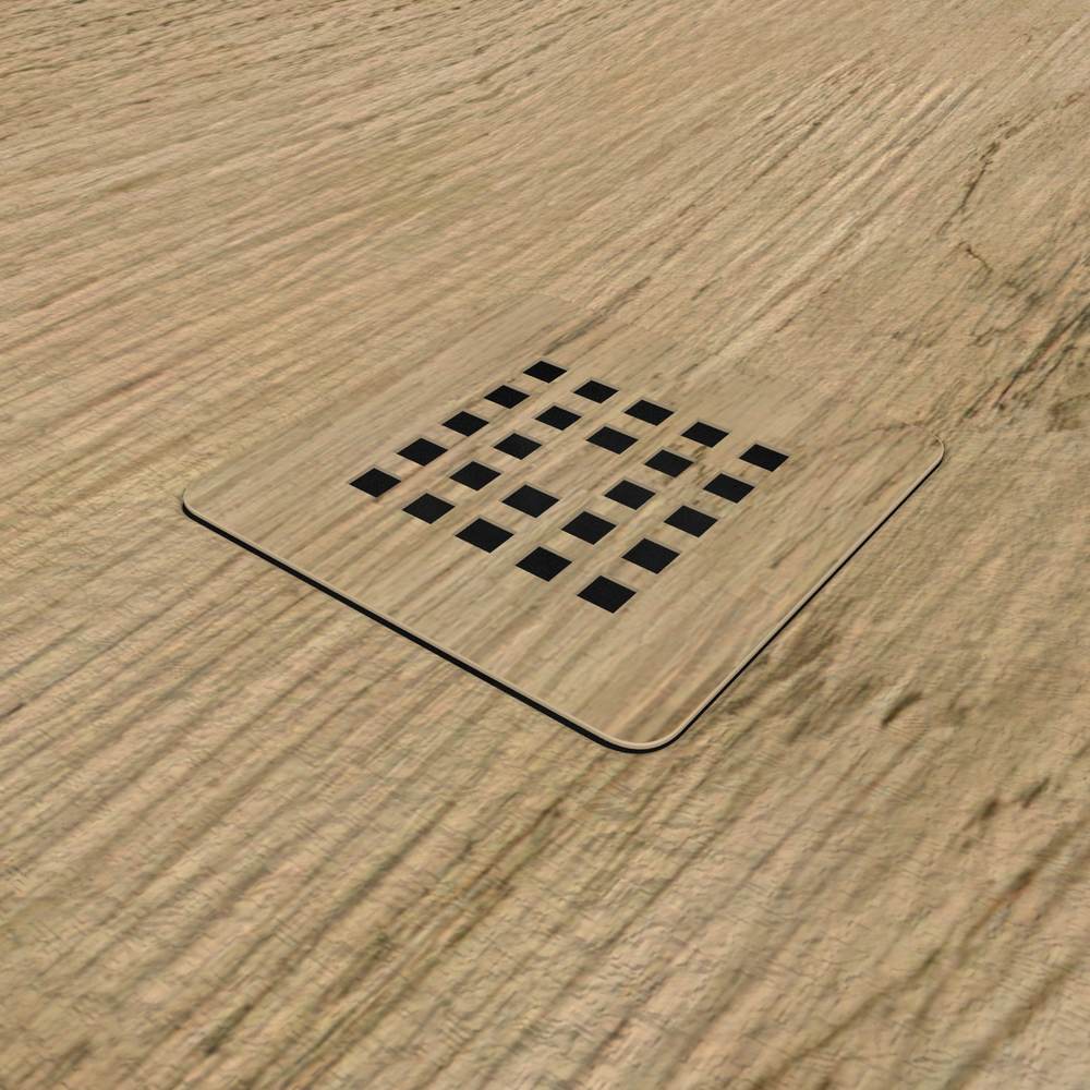 Base de duche em resina com efeito madeira ULMOA, textura de ardósia - antiderrapante STONE 3D moderno – imagem 3