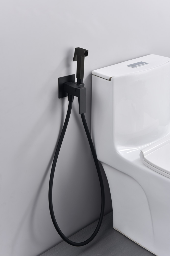 Torneira Encastrável de Bidé SERENITY Preto Fosco