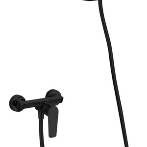 Kit de Duche Monocomando NATURE Preto Fosco