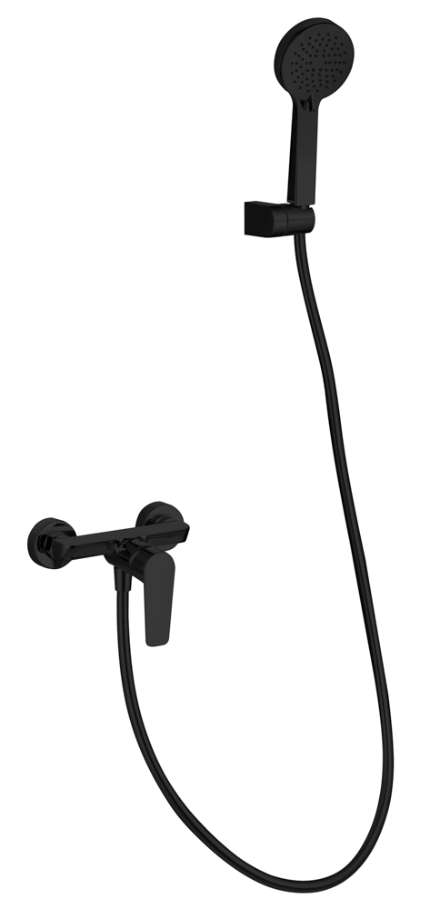 Kit de Duche Monocomando NATURE Preto Fosco