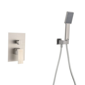 Conjunto de Duche Encastrável DREAM Níquel Escovado