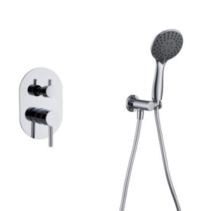 Conjunto de Duche Encastrável SOUL Cromado