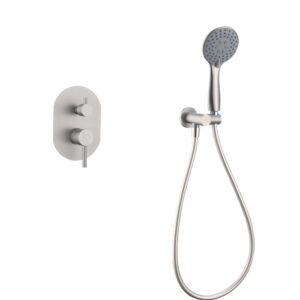 Conjunto de Duche Encastrável SOUL Níquel Escovado