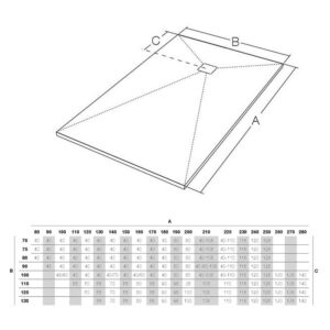 Base de duche efeito terrazzo ARBEXIA - antiderrapante STONE 3D moderno – imagem 2