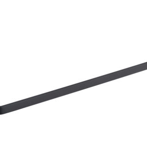 Barra Toalheiro para Interior de Móvel Preto Fosco