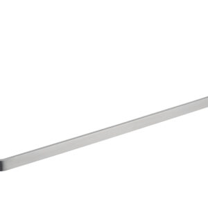 Barra Toalheiro para Interior de Móvel Níquel Escovado