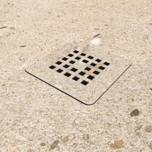 Base de duche efeito cimento Concreto- - antiderrapante STONE 3D moderno – imagem 2