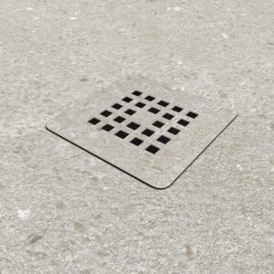 Base de duche efeito cimento Escandinavo - antiderrapante STONE 3D moderno – imagem 2