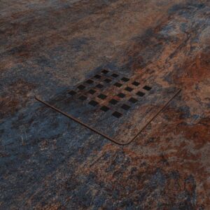 Base de duche efeito cimento Pure - antiderrapante STONE 3D moderno – imagem 2