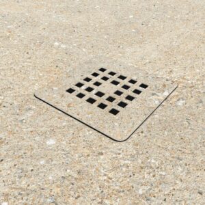 Base de duche efeito cimento VOLCAN CREMA - antiderrapante STONE 3D moderno – imagem 2