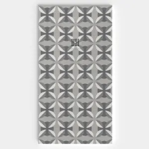 Base de duche em resina com textura de ardósia. Efeito hidráulico ANDALUS - antiderrapante STONE 3D moderno – imagem 1