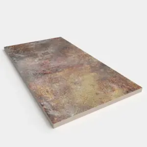 Base de duche em resina com textura de ardósia. Efeito mármore GRIGIUS - antiderrapante STONE 3D moderno – imagem 2
