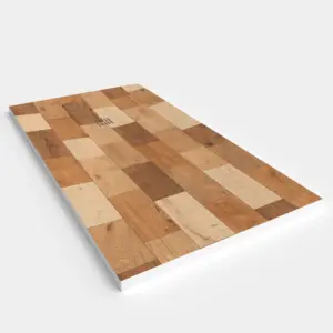 Base de duche em resina com efeito madeira MAPLE BREEZE, textura de ardósia - antiderrapante STONE 3D moderno – imagem 2