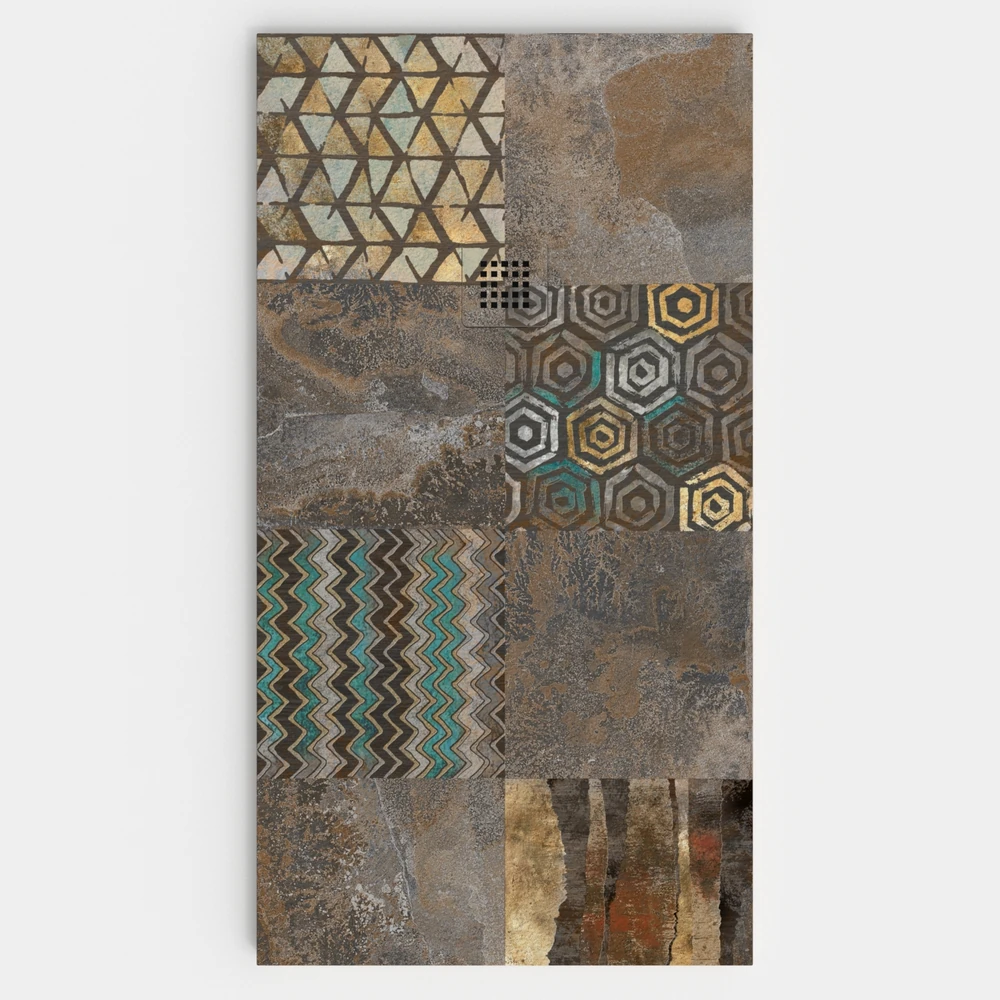 Base de duche em resina com textura de ardósia. Efeito hidráulico MIRIAM - antiderrapante STONE 3D moderno – imagem 1