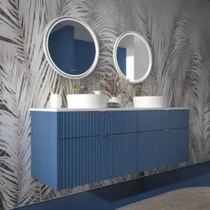 Móvel de casa de banho suspenso TREX 4 gavetas AZUL ESVERDEADO – imagem 6