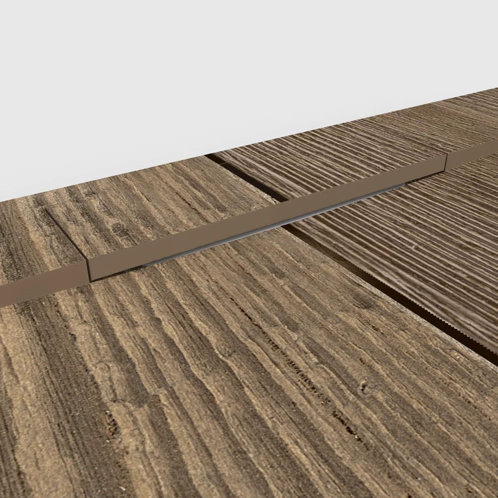 Base de duche PLASTER 3D efeito madeira KAEDRON – detalhe
