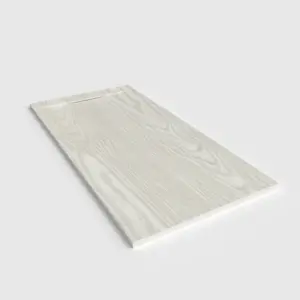 Base de duche PLASTER 3D efeito madeira LUZORE – perspetiva