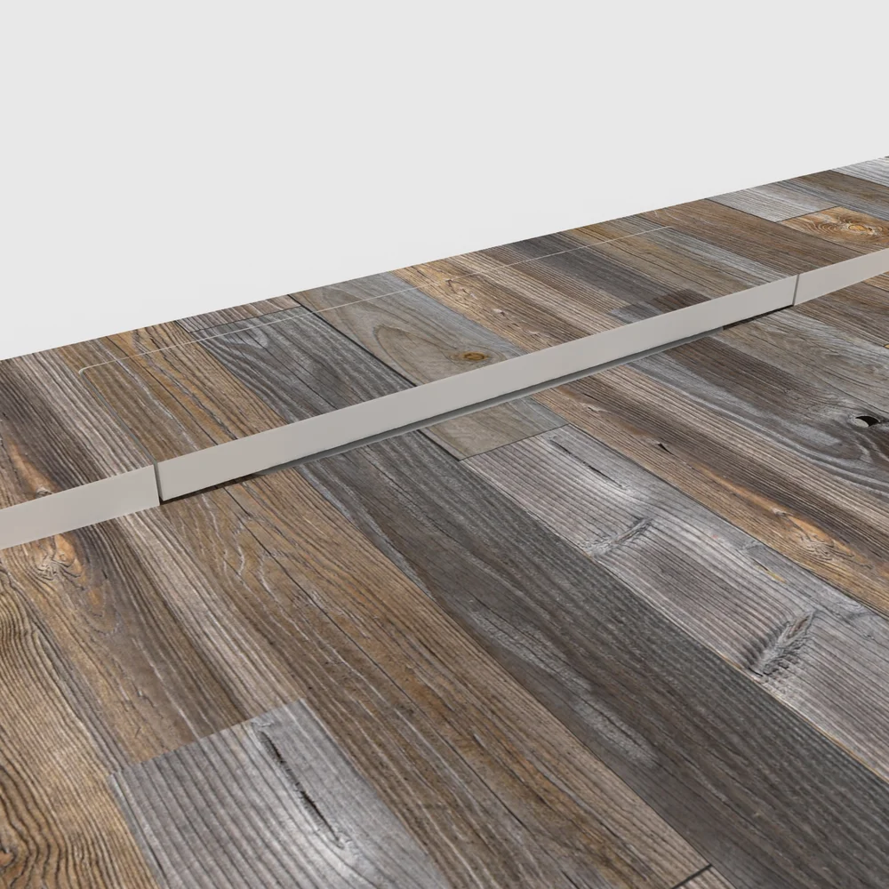 Base de duche PLASTER 3D efeito madeira MAPELON – detalhe